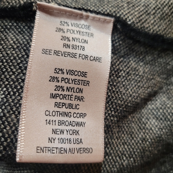 Philosophy Women’s V-Neck 3/4” Sleeves Sweater Black Size 2X - Picture 4 of 6